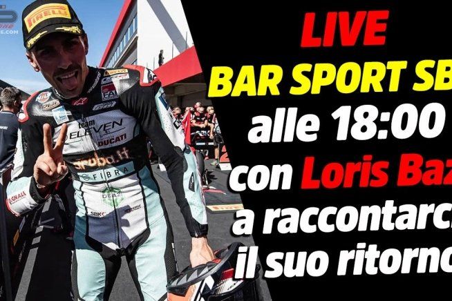 SBK: LIVE Bar Sport SBK alle 18:00: Loris Baz ci racconta il ritorno nel mondiale