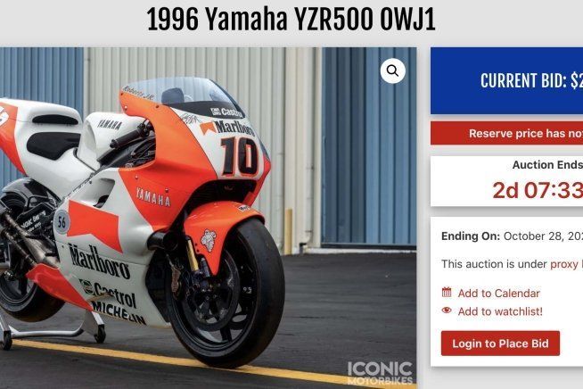 MotoGP: Vi ballano 200.000 dollari nel portafogli? Investiteli in questa Yamaha!