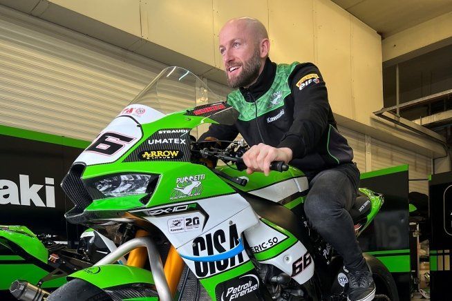 SBK: Test Jerez: il primo scatto di Tom Sykes sulla Ninja del team Puccetti