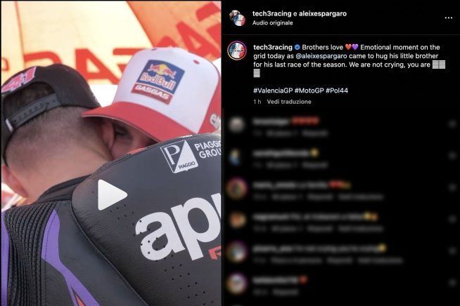 MotoGP: VIDEO - Aleix e Pol Espargarò in lacrime a Valencia: ultima gara assieme