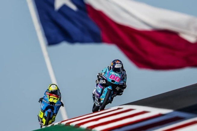 Moto3: David Alonso si conferma imprendibile nelle FP2 di Austin, 10° Nepa