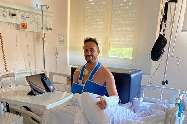 News: Dovizioso: operazione riuscita alla clavicola con messaggio a Petrucci