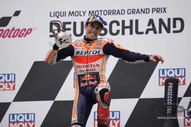 MotoGP: Marquez: "Ho seguito l'istinto e vinto ma non sono ancora il vecchio Marc"
