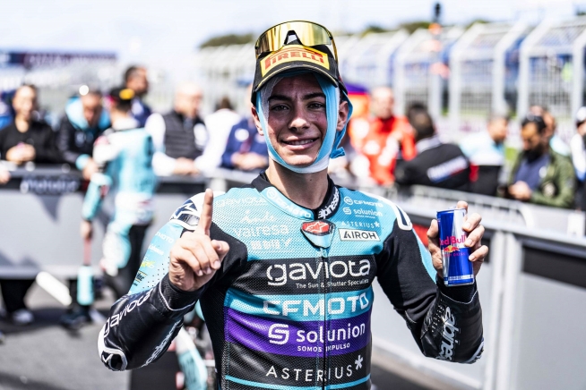 Moto3: Alonso: "Che emozione ricevere un messaggio da Valentino Rossi!"