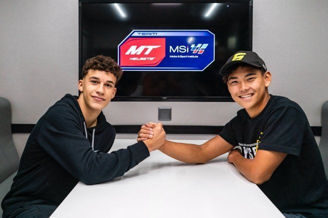 Moto3: Piqueras e Yamanaka la nuova coppia del team MTHelmets-MSI per il 2025