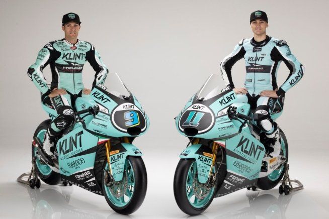 Moto2: Il team Klint Forward pronto a scendere in pista con Navarro e Escrig