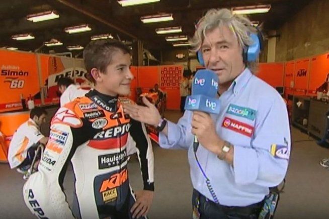 MotoGP: Immagini dal passato: quando Angel Nieto intervistava un esordiente Marc Marquez