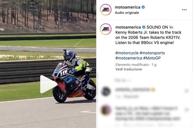 MotoGP: L'urlo della belva: Kenny Roberts Jr in pista con la KR211v