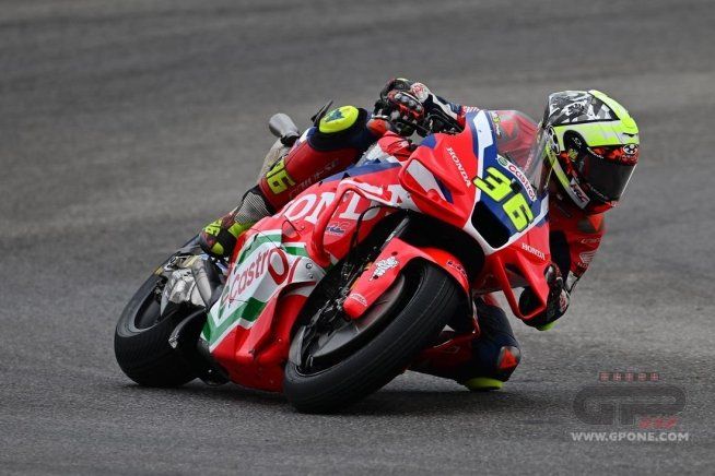 MotoGP: Le Mans, Warm Up: Mir splende sul bagnato, 2° Marc Marquez e 3° Morbidelli