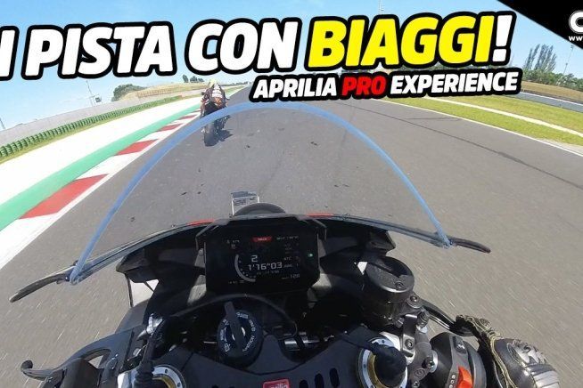 Moto - News: Aprilia Pro Experience: in pista con Max Biaggi con la RVS4 Factory