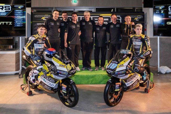 Moto3: Il team Snipers dà il via al 2026: Carraro e Rios svelano le nuove Honda