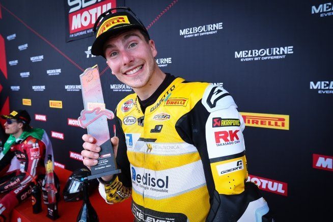 SBK: Baldassarri: "Per difendere il podio ho rischiato di cadere. Lo volevo troppo"