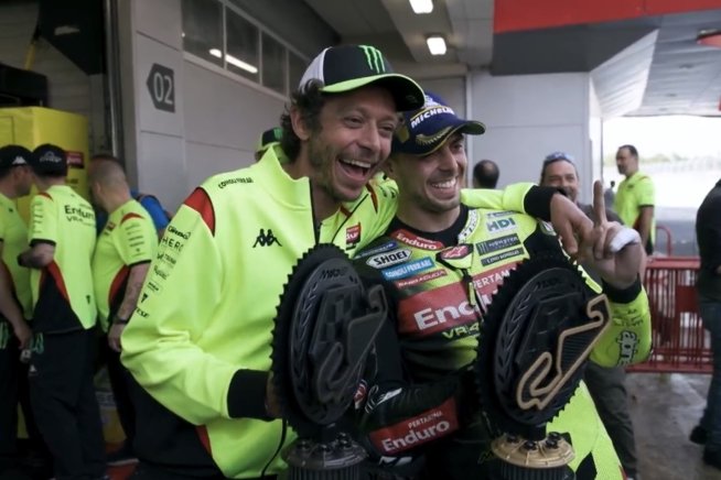 Rossi a Di Giannantonio: "Sei sicuro di volere andare via?"