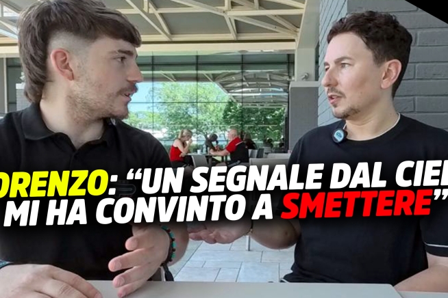 Lorenzo: "Un segnale dal cielo mi ha detto è il momento di lasciare e godermi la vita"