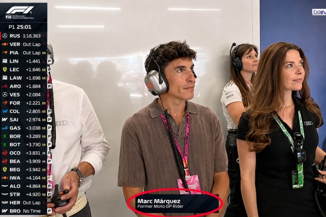 La gaffe di Liberty Media su Marquez che in F1 è stato presentato come 'ex MotoGP'