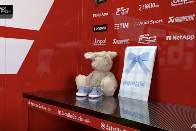 Pecco Bagnaia's first Grand Prix as a dad: Domizia's gift has arrived!