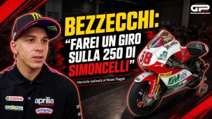 Bezzecchi: "The bikes at the Piaggio Museum? I'd love to take the 250 for a spin"