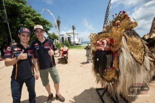 La presentazione Honda-HRC a Bali
