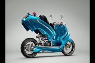 Moto - News: PiperMoto J Series: scooter classico con motore KTM 690