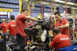 Moto - News: Ducati: a Borgo Panigale sono a pieno regime