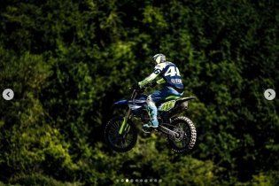 : Rossi e Dovizioso insieme sulla pista di cross di Cavallara 
