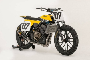 Moto - News: Tommy Hayden: a modern Flat Tracker built on a Yamaha MT-07 base