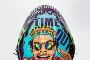 MotoGP: Franco Morbidelli produces an anti-racism helmet for Misano