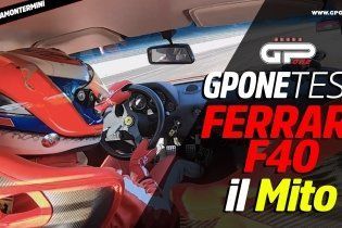 Auto - Test: Test Ferrari F40 con Andrea Montermini: il mito in pista
