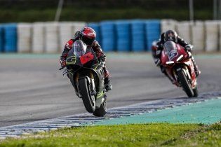 MotoGP: PHOTOS - Ducati's Magnificent Six in action at Jerez on the Panigale V4S
