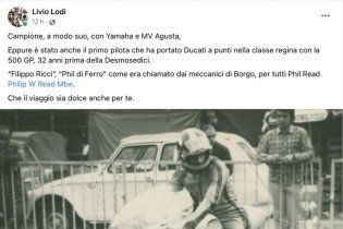 MotoGP: Il mondo del motociclismo rende l'ultimo omaggio a Phil Read
