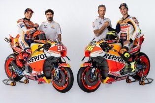 MotoGP: FOTO - Ecco le nuove Honda 2023 di Marc Marquez e Joan Mir