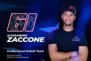 MotoE: Alessandro Zaccone with Aruba to aim for MotoE title in 2025