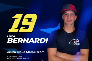 MotoE: Luca Bernardi arrives in MotoE with Aruba in 2025