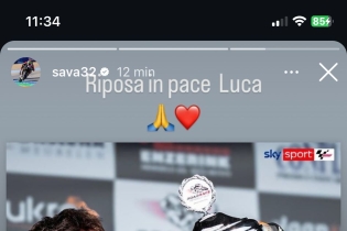 MotoE: The two-wheel world huddles on social to say goodbye to Luca Salvadori