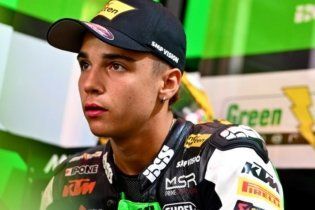 Moto3: Noah Dettwiler: "My goal is to get back into shape."