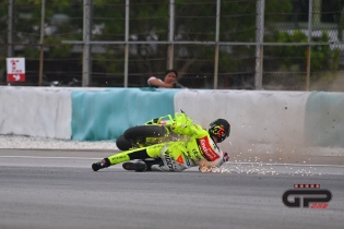 MotoGP: Di Giannantonio: here's the crash for the wheelie in day 1 of Sepang test