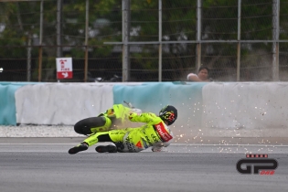 MotoGP: Di Giannantonio: here's the crash for the wheelie in day 1 of Sepang test