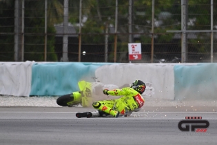 MotoGP: Di Giannantonio: here's the crash for the wheelie in day 1 of Sepang test