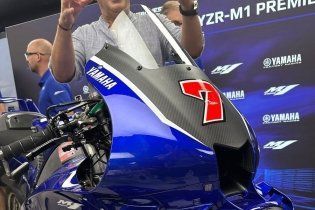 MotoGP: Yamaha unveils the M1 V4 in the Misano paddock: here are the first images
