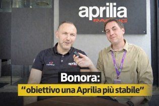 MotoGP: Bonora: «Bezzecchi y Martín piden una Aprilia más estable, y se la daremos».
