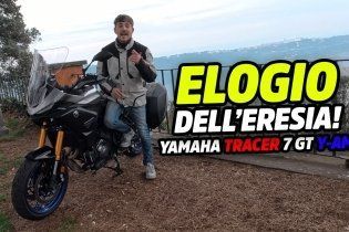 Moto - Test: Yamaha Tracer 7 GT con cambio automatico Y-AMT: elogio dell'eresia