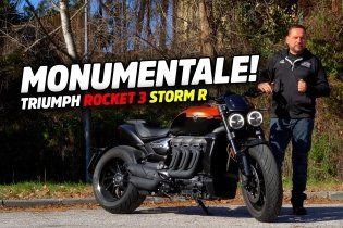 Moto - Test: Prova Triumph Rocket 3 Storm R: MONUMENTALE!