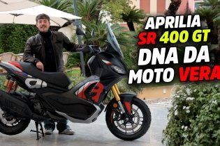 Moto - Test: Aprilia SR GT 400: DNA da moto VERA!