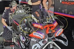 La última novedad de Aprilia: el carenado con orejas de elefante