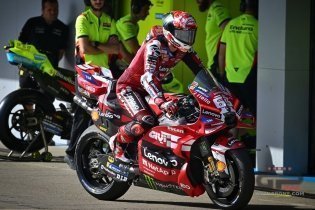 Bagnaia: “Era da tiempo que estábamos estancados, hoy he visto mejoras”