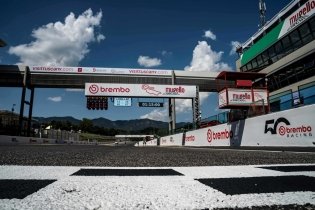 Freni roventi al Mugello: alla San Donato i dischi raggiungono i 740°