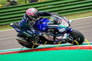 Delbianco comanda la Q1 del CIV Superbike a Imola, Pirro 6° a 1”3