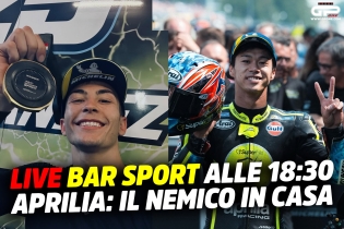 LIVE Bar Sport alle 18:30 - Aprilia: il nemico in casa!