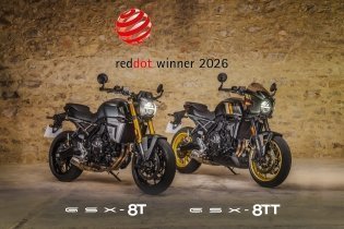 Suzuki GSX-8T dan GSX-8TT meraih Penghargaan Desain Red Dot