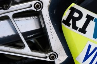La Aprilia-AGV de la primera victoria de Valentino Rossi a la venta por 150.000 €